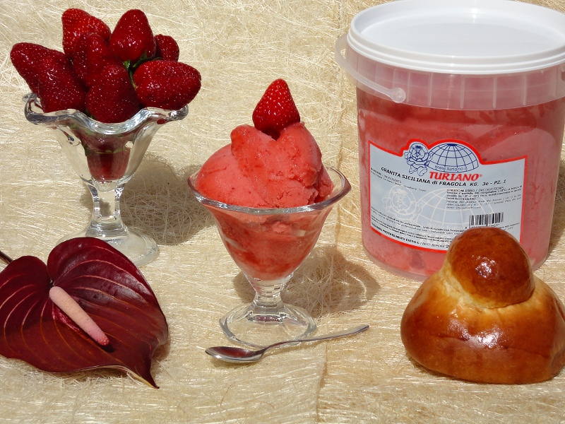 Granita di fragola