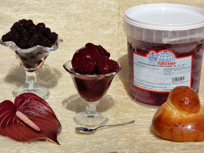 Granita di gelsi neri